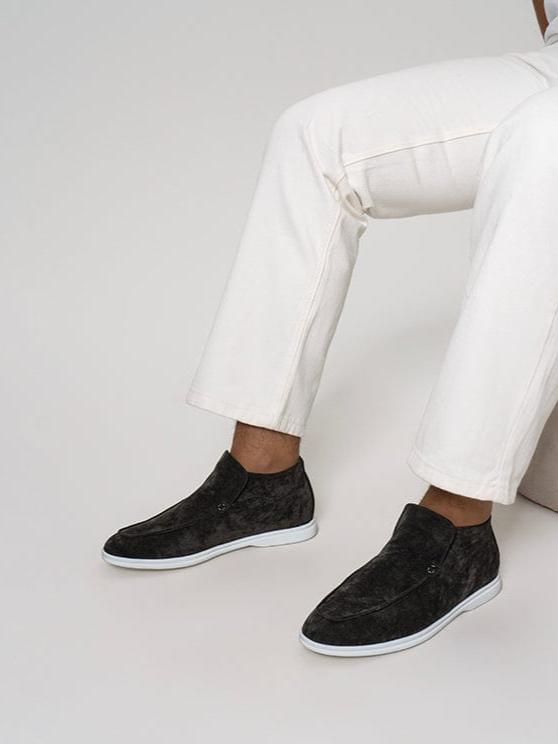 Mocassino grigio scuro St. Fioro